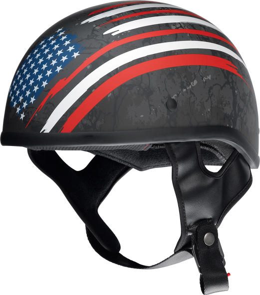 Z1R CC Beanie Helmet - Justice - Black/Red/White/Blue - XL 0103-1407