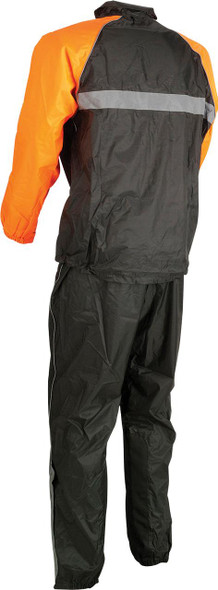  Z1R 2-Piece Rainsuit - Black/Orange - Medium 2851-0530 