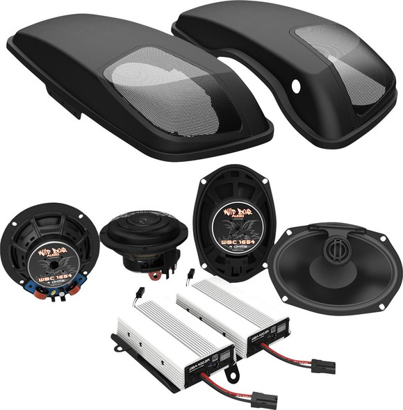  WILD BOAR AUDIO Speaker/Amplifier Kit - Street Glide WBA 800.4SG KIT 