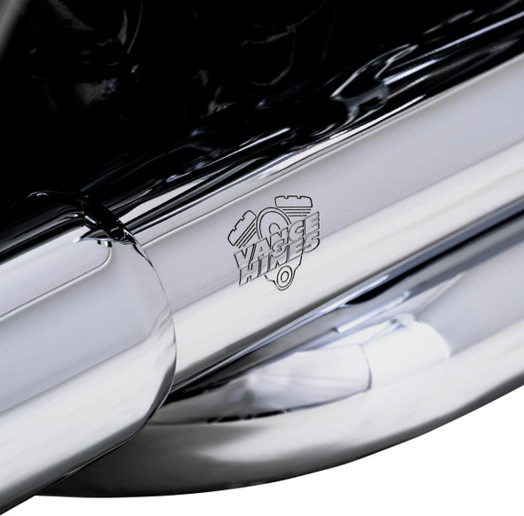  VANCE & HINES Dresser Duals Header System - Chrome 17351 