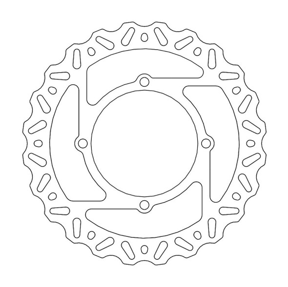  MOTO-MASTER Brake Rotor - Front - Nitro 110375-PU 