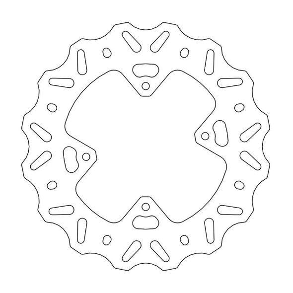  MOTO-MASTER Brake Rotor - Front - Nitro 110368-PU 