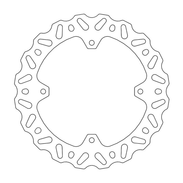  MOTO-MASTER Brake Rotor - Rear - Nitro 110365-PU 