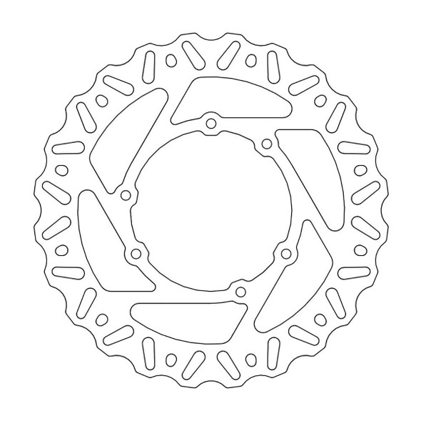  MOTO-MASTER Brake Rotor - Front - Nitro 110355-PU 