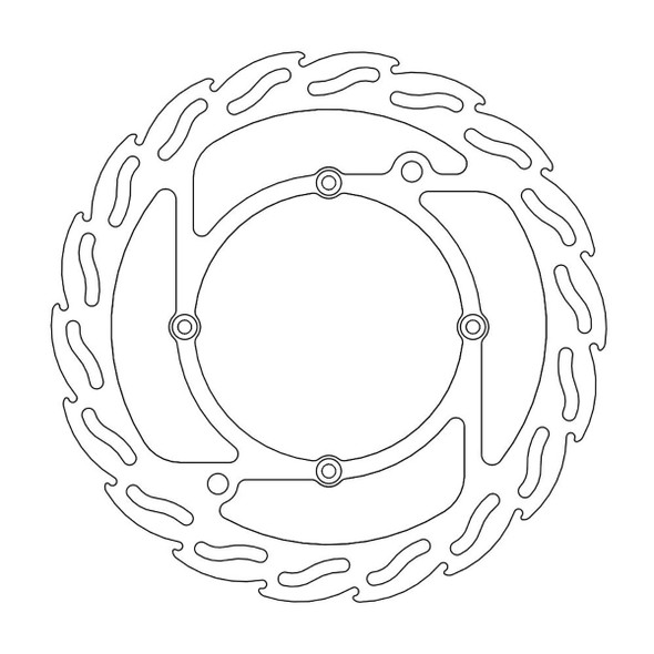  MOTO-MASTER Brake Rotor - Front - Flame 110259-PU 