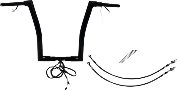 FAT BAGGERS INC. Fat Baggers Inc. 16" Flat Top Handlebar Kit for 2015-2020 Road Glide Models 601316-B 