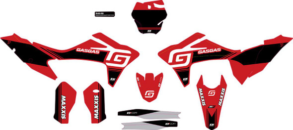  D'COR VISUALS Graphic Kit - GasGas Racing 20-65-203 