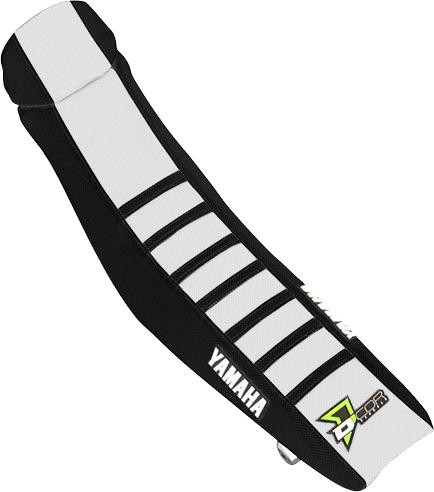  D'COR VISUALS Seat Cover - Black/White - YZ '23-'24 30-50-501 