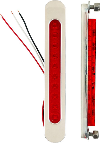  ACCUTRONIX Bag Light - Red Lens - Chrome BL01-OC 