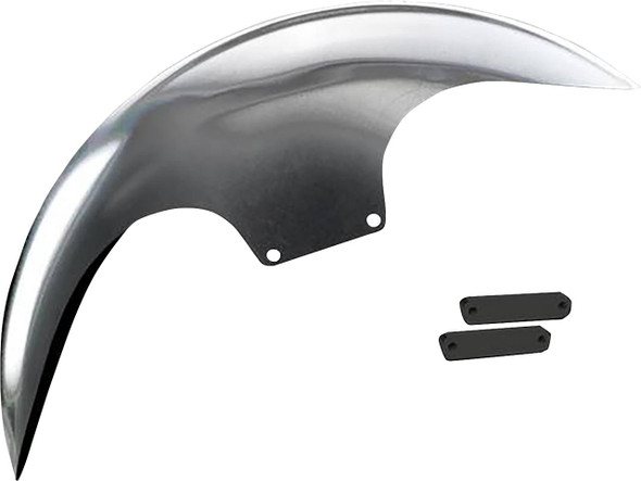  PAUL YAFFE BAGGER NATION Cafe Front Fender - 21" - Black Adaptors PYO:CAFE-21-14L-B 