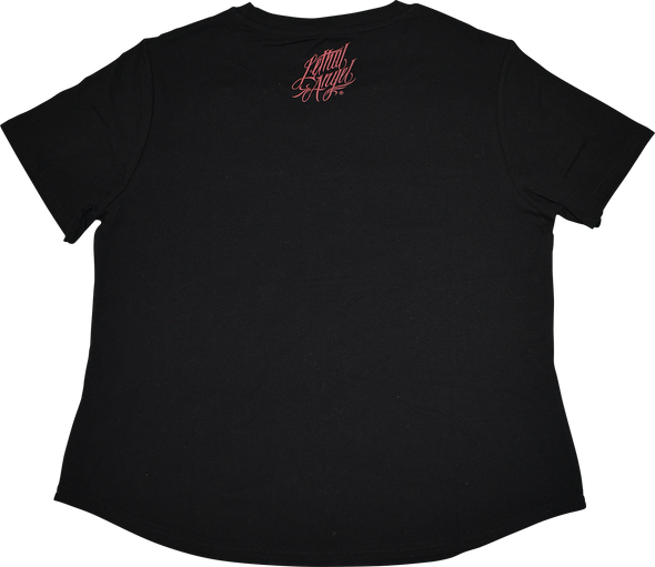 LETHAL THREAT Women's Two Faced Catrina T-Shirt - Black - 2XL LA70204-1X