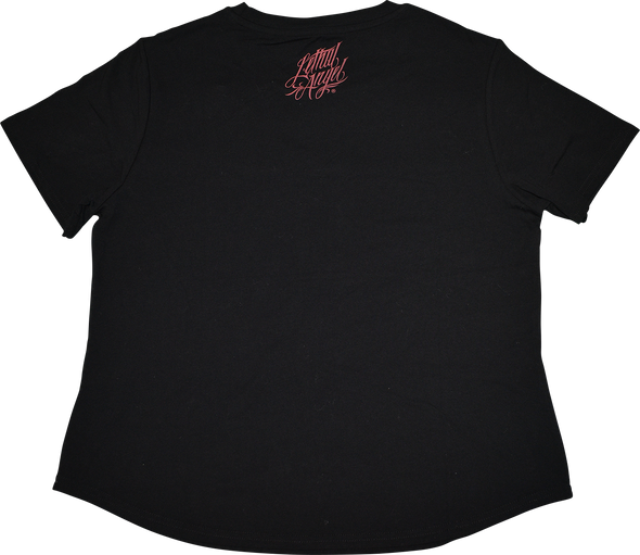 LETHAL THREAT Women's Two Faced Catrina T-Shirt - Black - Medium LA70204M