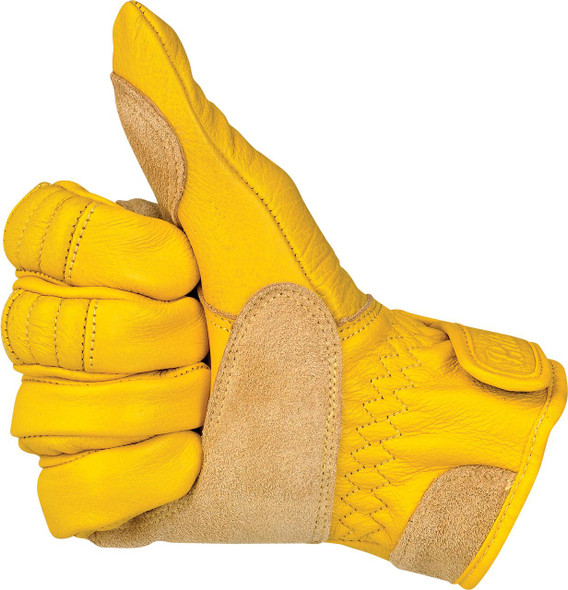  BILTWELL Work 2.0 Gloves - Gold - Large 1510-0707-004 