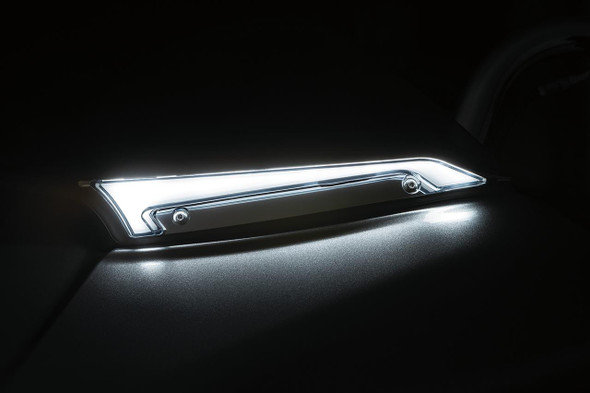  KURYAKYN Windshield Trim with Light - Chrome KUR2945 