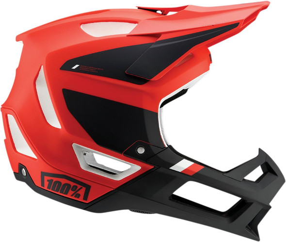  100% Trajecta Helmet - Fidlock - Cargo - Fluo Red - Large 80003-00011 