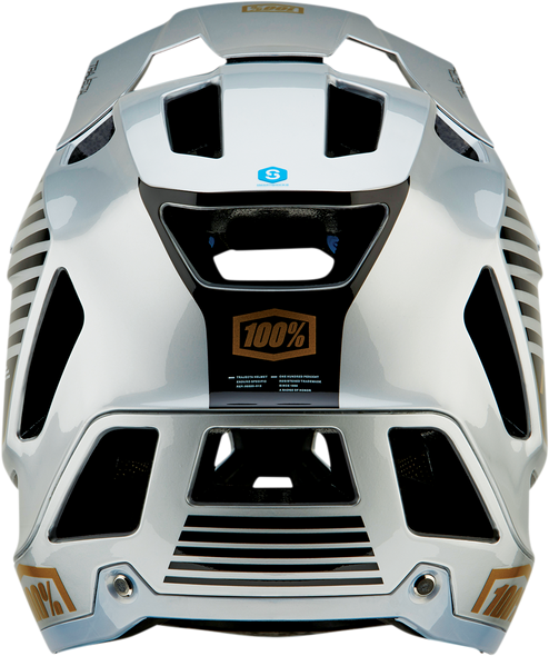 100% Trajecta Helmet - Fidlock - Ranelagh - Silver - XL 80003-00016
