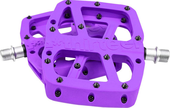  E*THIRTEEN Base Pedals - Flat - Eggplant PD2USA-103 