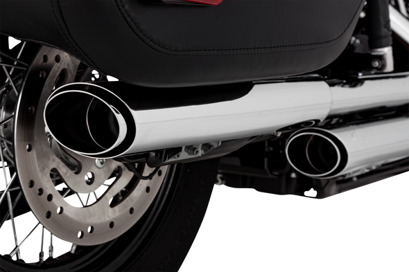 VANCE & HINES 3" Twin Slash Slip-On Muffler - Chrome 16379