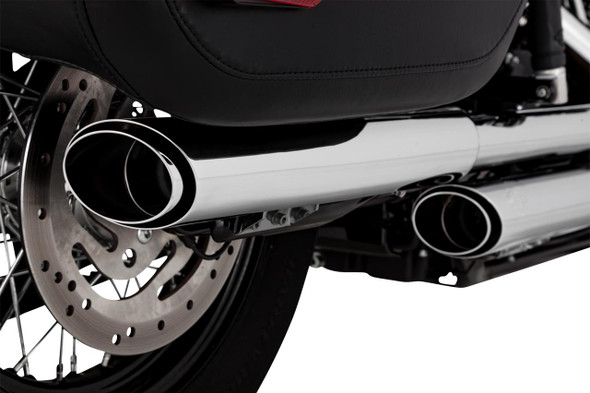  VANCE & HINES 3" Twin Slash Slip-On Muffler - Chrome 16379 