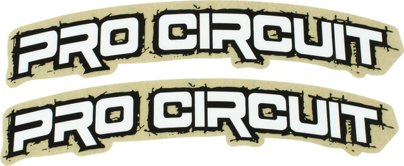 PRO CIRCUIT Pro Circuit Retro Front Fender Decal 125cc-500cc DC0010-RETRO 