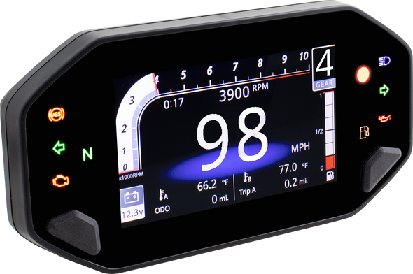 KOSO NORTH AMERICA TFT Multifunction Meter - RX-4 - Universal BA081010