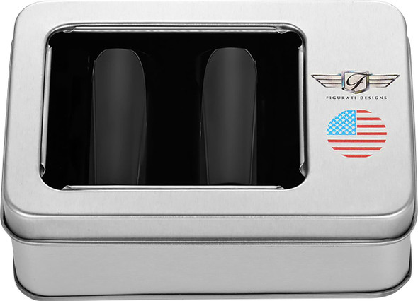  FIGURATI DESIGNS Docking Hardware Covers - American Flag - Long - Black FD21-DC-2545-BK 