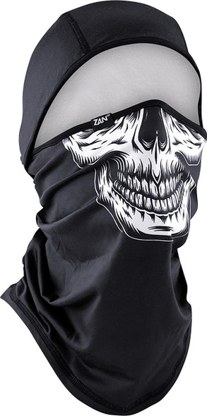  ZAN HEADGEAR SportFlex Balaclava - Convertible - Black/White Skull WB4L002 