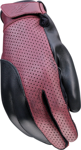 Z1R Women's Combiner Gloves - Black/Red - Small 3302-0892