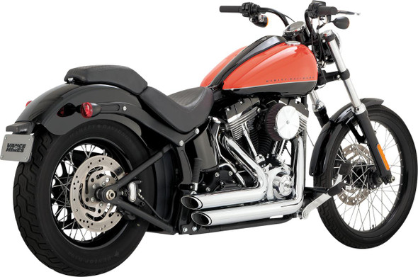  VANCE & HINES Shortshots Staggered Exhaust System - Chrome 17325 