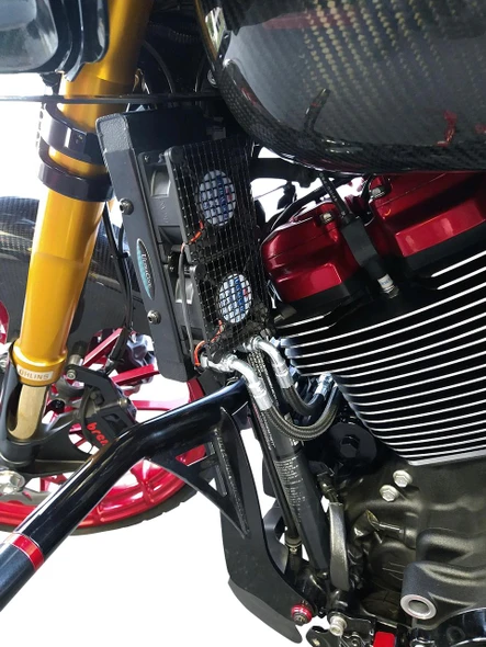  ULTRACOOL Side Mount Oil Cooler Kit - Gloss Black - Touring SMT-1GSS 