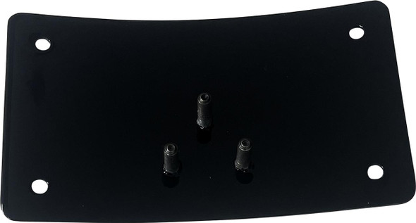  DK CUSTOM PRODUCTS License Plate Kit - Curved - Black DK-LPR-LP-LD 