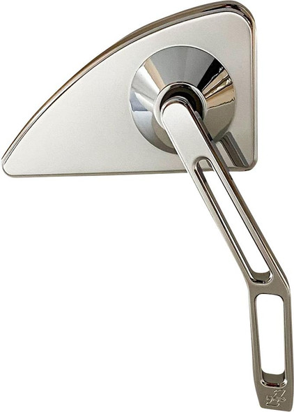  PRO-ONE PERF.MFG. Mirror - Mini w/V2 Cut-Out Stem - Chrome - Right 102130 