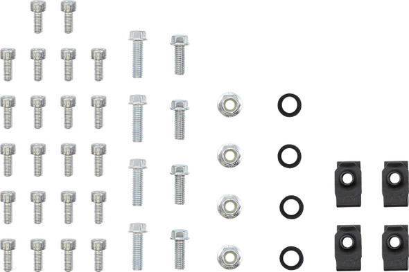  MOOSE RACING Billet Radiator Guards - Silver - Honda 12-6021 