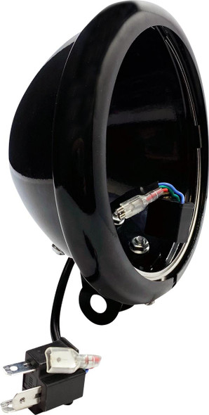  CUSTOM DYNAMICS Headlight Bucket - 5-3/4" - Black CD-18ST-BUCKET 
