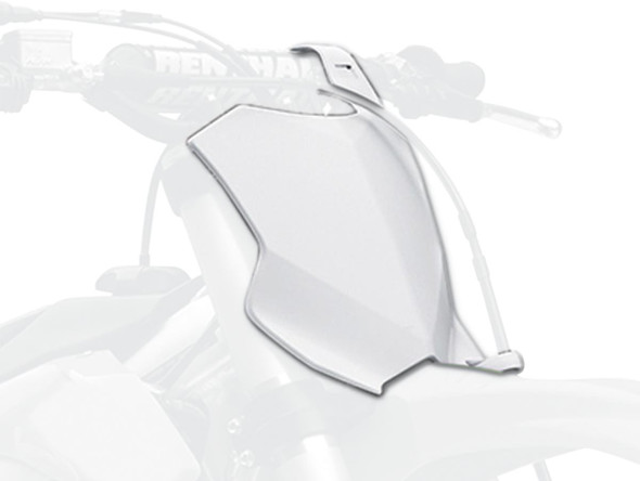  POLISPORT Number Plate - OEM White - KX 85/100 8662900002 