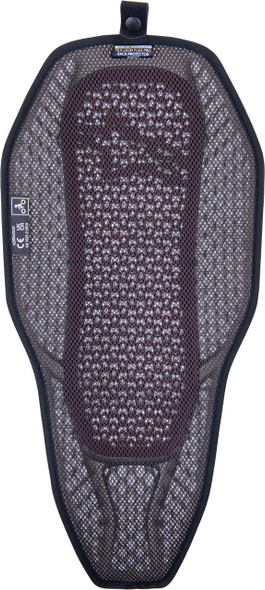  ALPINESTARS Nucleon Flex PROi Full Back Protector Insert - Transparent Smoke/Red - Small 6526323-003-S 