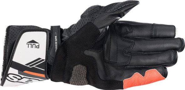  ALPINESTARS SP-8 V3 Gloves - Black/White/Fluo Red - 2XL 3558321-1231-2X 