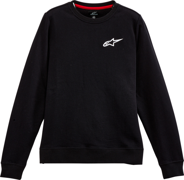 ALPINESTARS Women's Ageless Crew Fleece - Black - Large 12325182010L