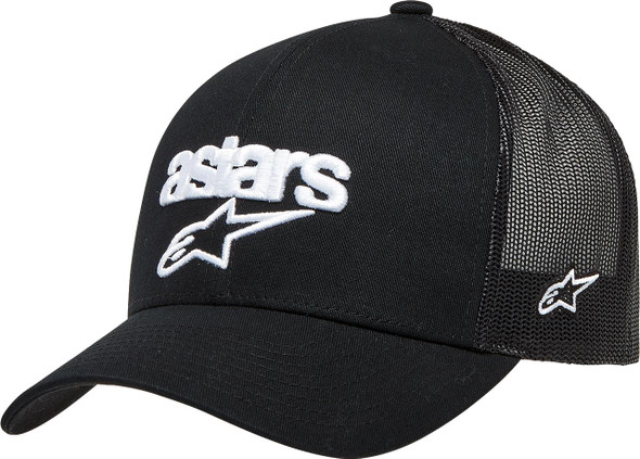  ALPINESTARS Pedigree Hat - Black/White - One Size 1232-81040-1020 
