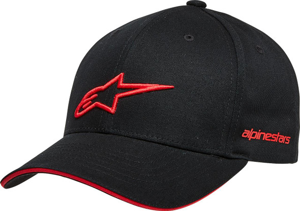  ALPINESTARS Rostrum Hat - Black/Red - One Size 1232-81000-1030 