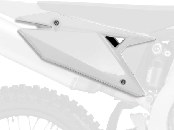  POLISPORT Side Panels - OEM White - RMZ 450 8421200002 