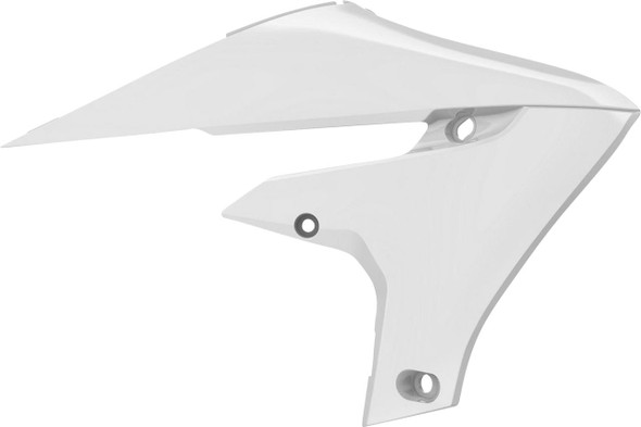  POLISPORT Radiator Cover - White - YZ 450F 8415100002 