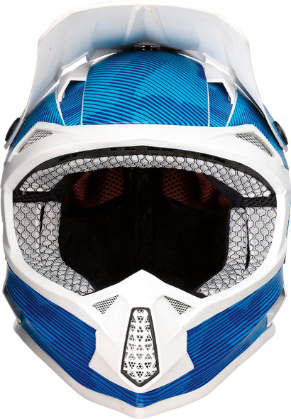  MOOSE RACING Youth F.I. Helmet - Agroid Camo - MIPS - Blue/White - Large 0111-1534 