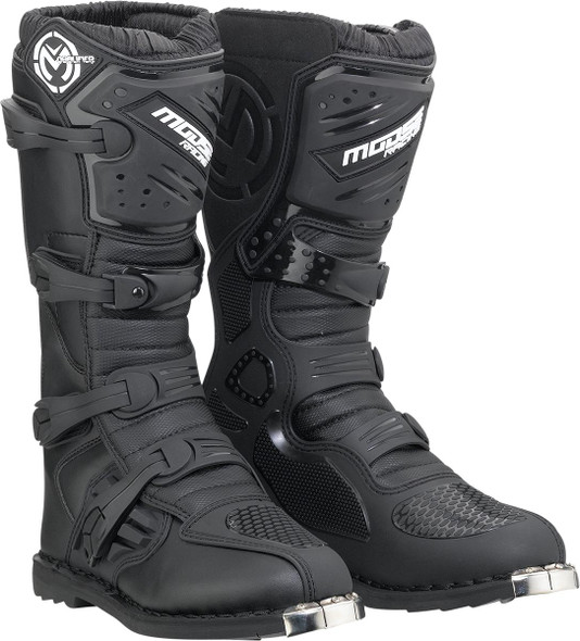  MOOSE RACING Qualifier Boots - Black - ATV Sole - Size 15 3410-2634 