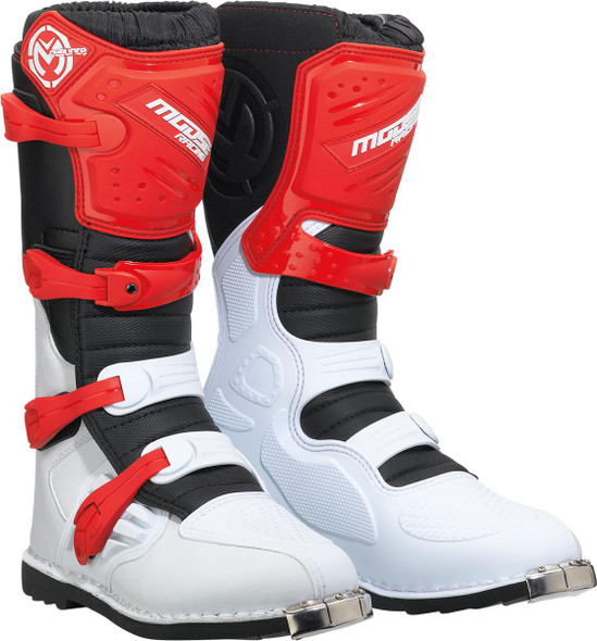  MOOSE RACING Qualifier Boots - Red - Size 11 3410-2594 