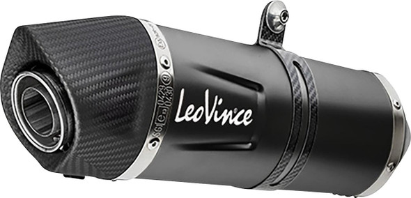  LEOVINCE LV One Evo Slip-On Muffler - Black Edition 14383EBU 