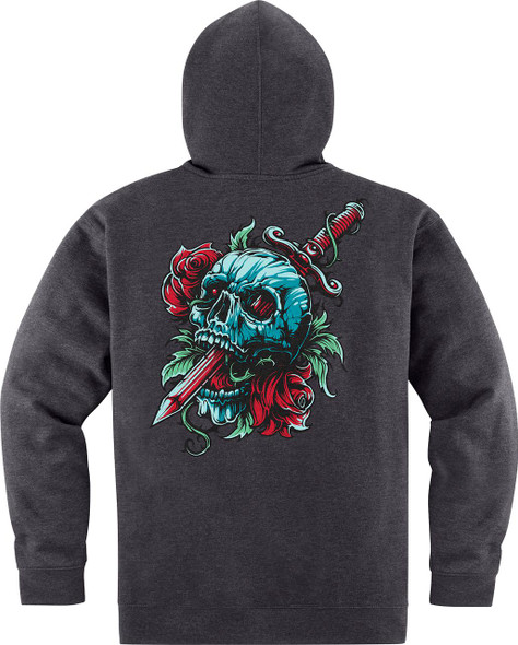  ICON Omnicrux Zip Fleece Hoodie - Black - Medium 3050-6388 