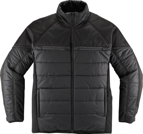  ICON Ghost Puffer Jacket - Black/Charcoal - Medium 2820-6191 