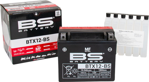  BS BATTERY Battery - BTX12-BS (YTX) 300603 