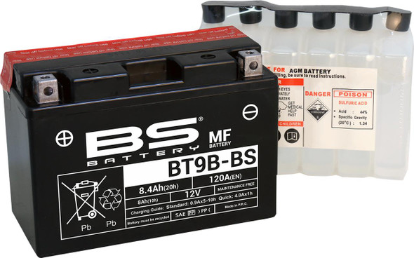  BS BATTERY Battery - BT9B-BS (YT) 300627 